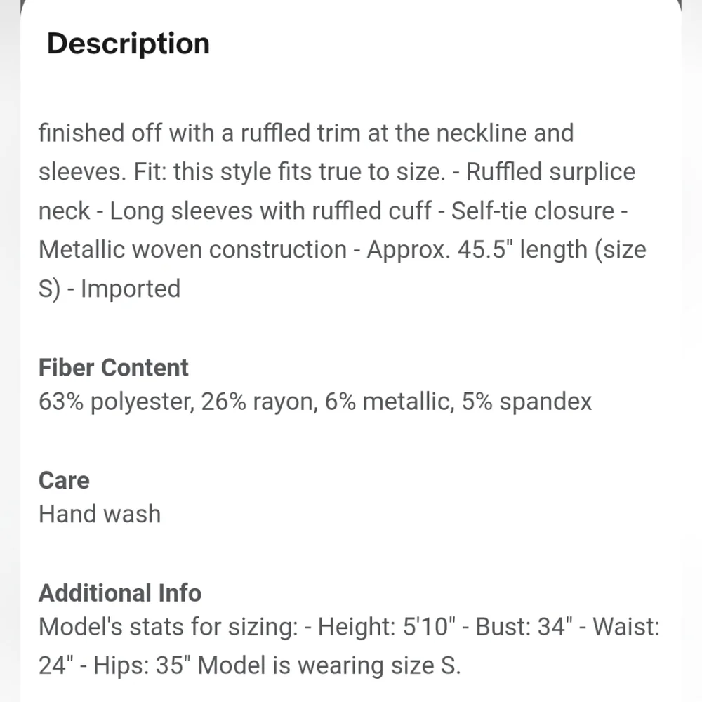 Free People excellent total